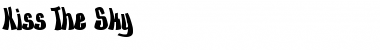 Kiss The Sky Regular Font Title Preview