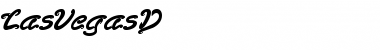 LasVegasD Regular Font Title Preview