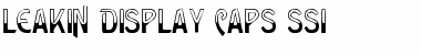 Leakin Display Caps SSi Regular Font Title Preview